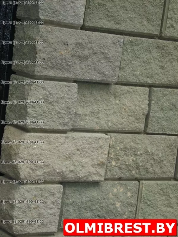 Блоки для забора в Бресте. Каменный забор,  забор из декоративного камн 6