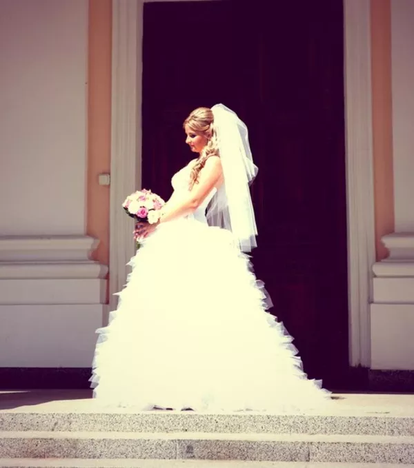 Воздушное свадебное платье 2